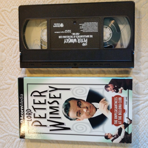 Lord Peter Wimsey The Unpleasantness At The Bellona Club 4 VHS BBC Drama Mystery - Picture 3 of 10